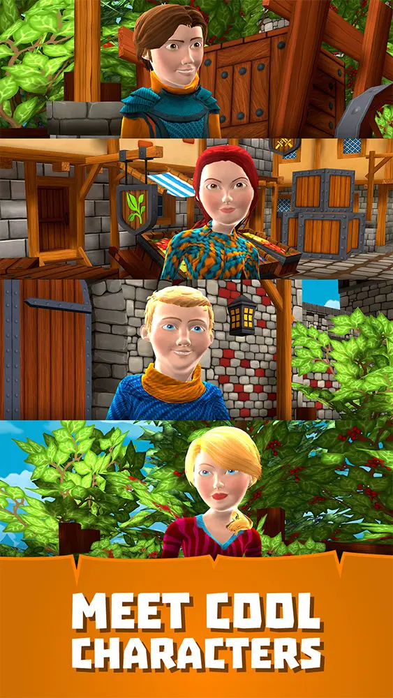 A CHASERS promo screenshot reading 'Meet cool characters' showing four character portraits